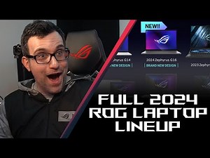 The ENTIRE 2024 ROG laptop lineup!