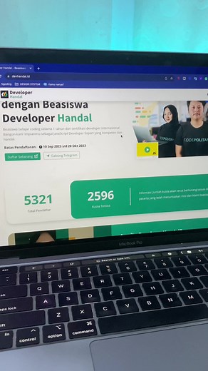Beasiswa Coding 1 Tahun untuk Calon Developer JavaScript
