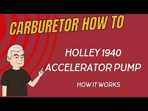 Holley 1940 Accelerator Pump Explained | Carburetor Repair Tutorial
