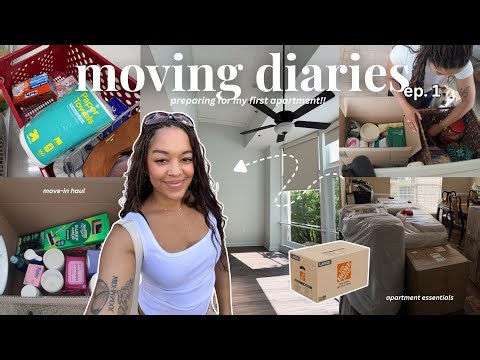 MOVING DIARIES EP. 1 📦| Packing Up My Life in 48 hours, Apartment Shopping & Living Alone at 23
