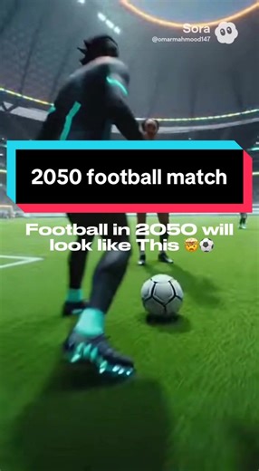 Football in 2050 🤯⚽ Would you watch matches in this stadium? Comment YES or NO. #future #football #ai #futuretech #technology