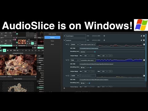 Realtime stem-splitting for audiovisuals w/ AudioSlice NOW ON WINDOWS!
