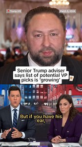 4K views · 77 reactions | As former President Trump gets closer to the 1,215 delegates needed to secure the Republican presidential nomination, his senior adviser Jason Miller says the list of potential VPs is growing. https://nbcnews.to/4bYVevP | NBC News | Facebook