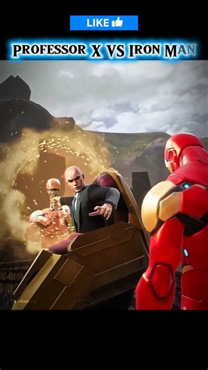 Professor X VS Zombie Iron Man Brutal Fatality! 💀 #shorts #marvel #ironman #viral