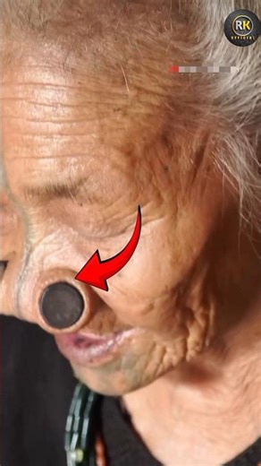 Why do women wear wooden🪵 nose plugs?