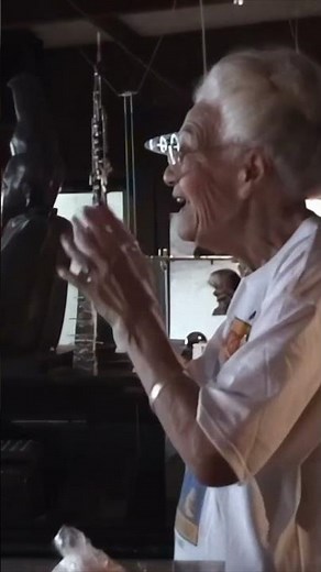 Auntie Irmgard performs Hula to her song, “Puamana”