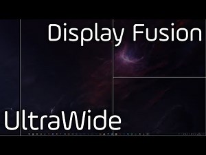 Display Fusion | Split Up Screen Tutorial | 21:9 UltraWide