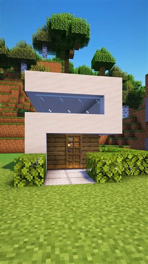 RuBill on Instagram: "Minecraft Easy Modern House #minecraft"