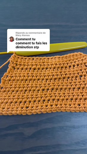 Tuto Crochet : Diminutions en Demi-Bride Simplifiées