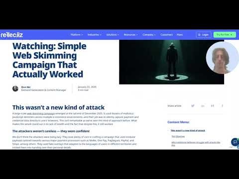 No One Was Watching: Simple Web Skimming Campaign That Actually Worked