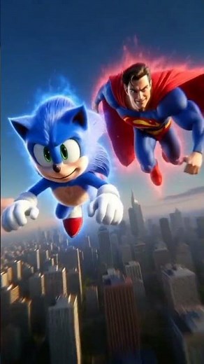 “⚡ Sonic vs Superman 🔥 Final Battle of Speed & Power 💥” #sonicsmackdown