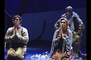 Don't forget your evening prayers! In this clip, Hansel (Corrie Stallings) and Gretel (Ashley Fabian, soprano) say their evening prayers and get ready to sleep in the forest under the watchful eye of the Sandman (Caitlin Gotimer). | Pittsburgh Opera