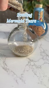 84K views · 2.5K reactions | Making my Mermaid Tears decorative potion bottle! Up now in my shop! #potion #potions #potionbottle #fantasy #art #magic #fantasyart #mermaid #mermaids #bookshelfdecor #mermaidlife #mermaidhair #decor #diy | Forbidden Forest Apothecary | Facebook