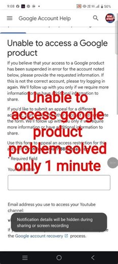 Youtube Unable access problem solved