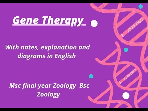 Gene therapy with notes and explanation in English