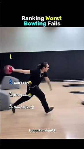 Ranking Worst Bowling Fails