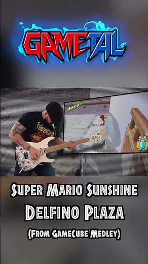 Delfino Plaza (Super Mario Sunshine) - GaMetal (From GCN Medley) #mario #nintendo #gamecube #vgm