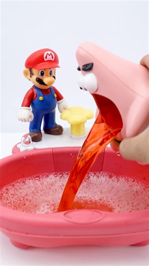 Satisfying & Unboxing and Review Mario vs Patrick Star Fun Videos #toys #mario