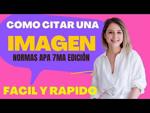 CÓMO CITAR UNA IMAGEN SEGÚN NORMAS APA 7ma. (SÉPTIMA) EDICIÓN