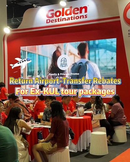 The Most Exciting Golden Destinations #GDTravelFair 🎉 at #CitySquareJB this weekend! ✨ Travel deals Fun activities await you! 🙌 #GD #GoldenDestinations | Johor Bahru City Square