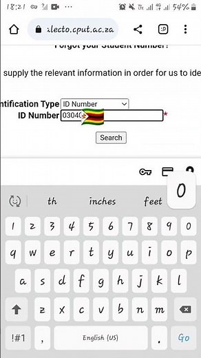 How to request forgotten student number at Cape Peninsula University of technology # CPUT #ytshorts