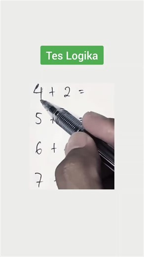 Matic Tutorial on Instagram: "Tes Logika #matematika #trikmatematika #math #fyp #reels"