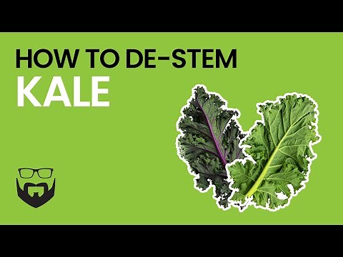 How to De-Stem Kale