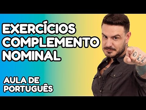 Exercícios Resolvidos SOBRE COMPLEMENTO NOMINAL #português