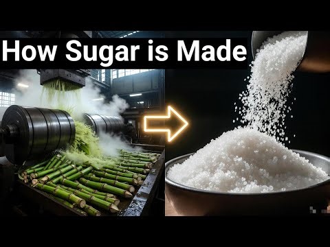 How Sugar Is Made in Sugar Mill | Complete Sugar Manufacturing Process | Inside Sugar Factory