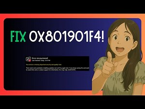 QUICK FIX For Microsoft Store "Error Code 0x801901f4" In Windows 11 - FIXED