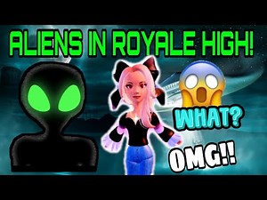 ALIEN CAME ON MY SCREEN IN ROYALE HIGH! ALIEN UPDATE ADDED TO ROYALE HIGH! ALIEN CUTSCENE! #roblox
