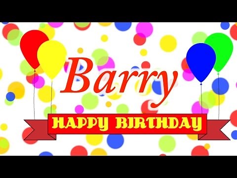 Happy Birthday Barry Song