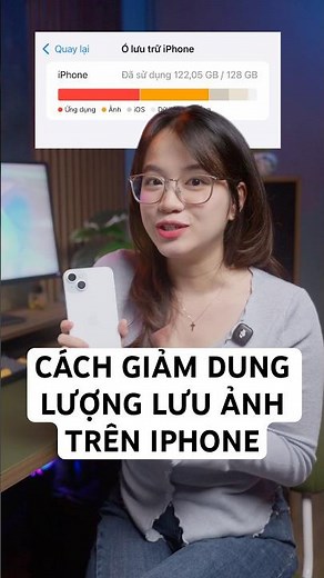 Cách giảm 50% dung lượng ảnh iPhone mà chất lượng không đổi! #tips #iphone #thanhcongnghe
