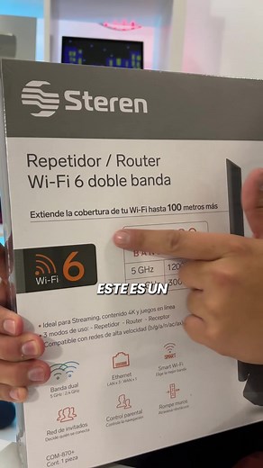 Amplificador de Señal Wi-Fi AX1500 con Función MESH | Streaming 4K y Gaming sin Interrupciones