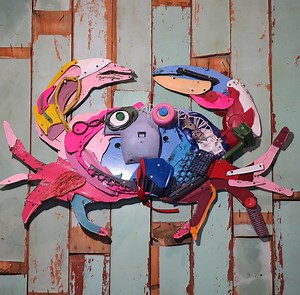 Animals Sculptures Made Out of Trash