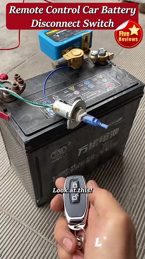 1.8K views | ⚡ Remote Control Car Battery Disconnect Switch – Secure...