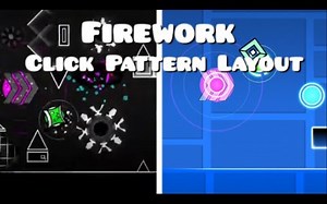 Firework click pattern layout