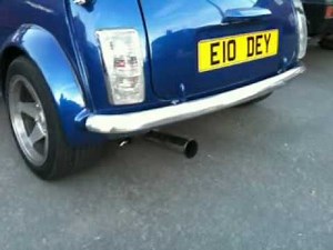 classic mini 1275 supercharger (first test)