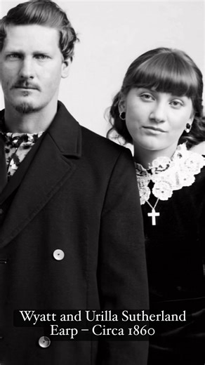 A glimpse of Wyatt Earp’s early life, long before the shootouts. This animated and colorized portrait with Urilla Sutherland Earp tells a softer story—one of love and loss at the dawn of the Old West. Prints available upon request. #WyattEarp #UrillaEarp #OldWest #HistoricFigures #AnimatedPortrait #1860sFashion #Restore #adobePhotoshop #MemoryLanePhotos | Memory Lane Photos