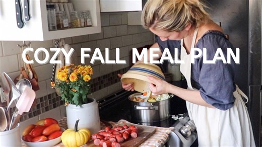 A Cozy Fall Meal Plan for Our Family of 4