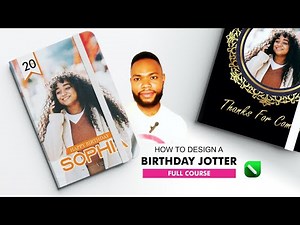 How to Design CUSTOM Birthday Notebook in CorelDRAW | Step-by-Step Beginner Tutorial (2025)