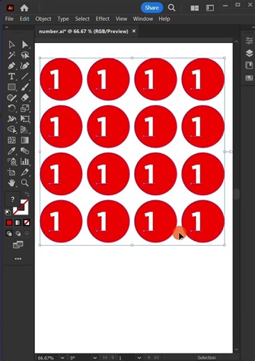 Auto-Number Sequence Script Illustrator 2026 Hack #AdobeIllustrator #IllustratorScript #Automation