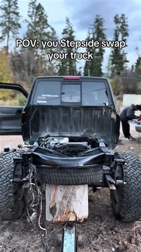 POV: You finally Stepside swap your truck