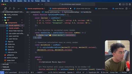 How to Optimize Component with React.memo & useCallback? #bossrodtv #codewithbossrod #reactjs #reactdeveloper #programming | Code with boss ROD