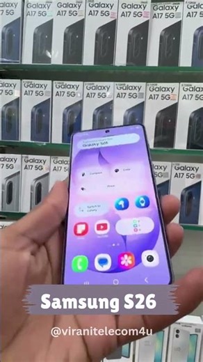 🔥 Samsung S26 Unboxing | First Look & Features | Virani Telecom #samsungs26 #techshorts #unboxing