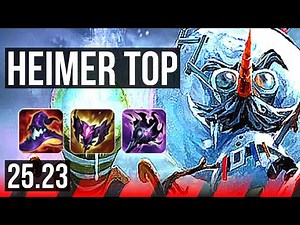 HEIMERDINGER vs DARIUS (TOP) | 6 solo kills | EUW Master | 25.23