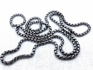 Pure Titanium Box Chain: 28-inch Unisex Industrial Jewelry - Etsy