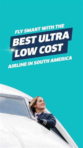 Fly with South America’s best low-cost airline, recognized by Skytrax. | JetSMART