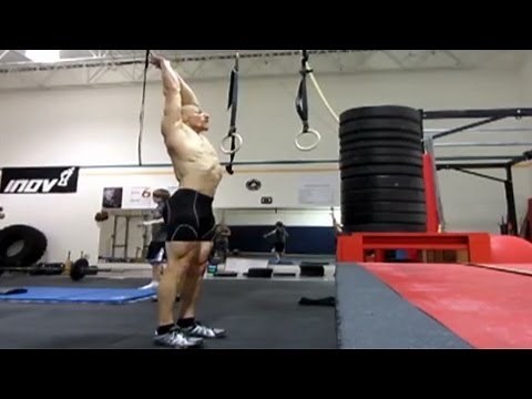 Guy jumps really, REALLY high