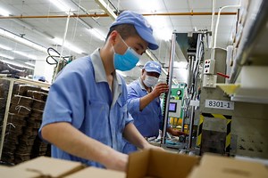 China's factory gate prices notch their first rise in 12 months